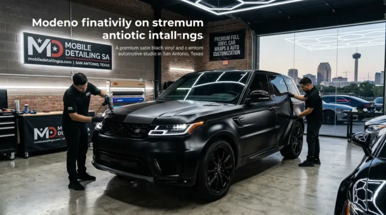 car wraps san antonio black SUV full vinyl wrap